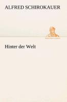 Vorderes Coverbild Hinter der Welt