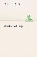 Vorderes Coverbild Literatur und Lüge