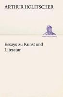 Vorderes Coverbild Essays zu Kunst und Literatur