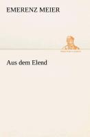 Vorderes Coverbild Aus dem Elend