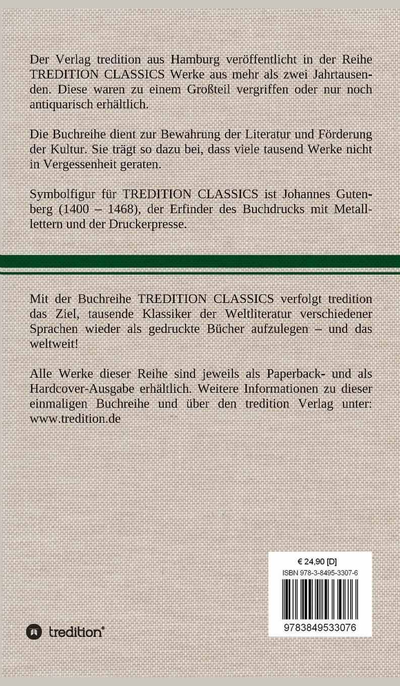 Rückseitencover Das weiße Haus