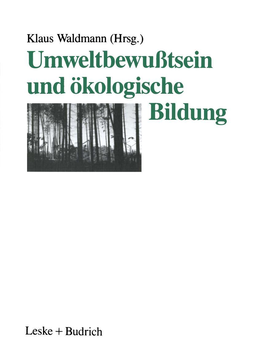 Vorderes Coverbild Umweltbewußtsein und ökologische Bildung