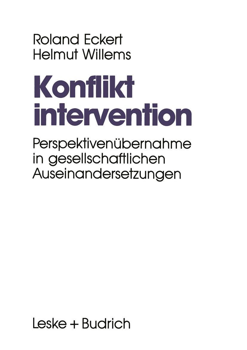 Vorderes Coverbild Konfliktintervention
