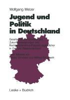Vorderes Coverbild Jugend und Politik in Deutschland