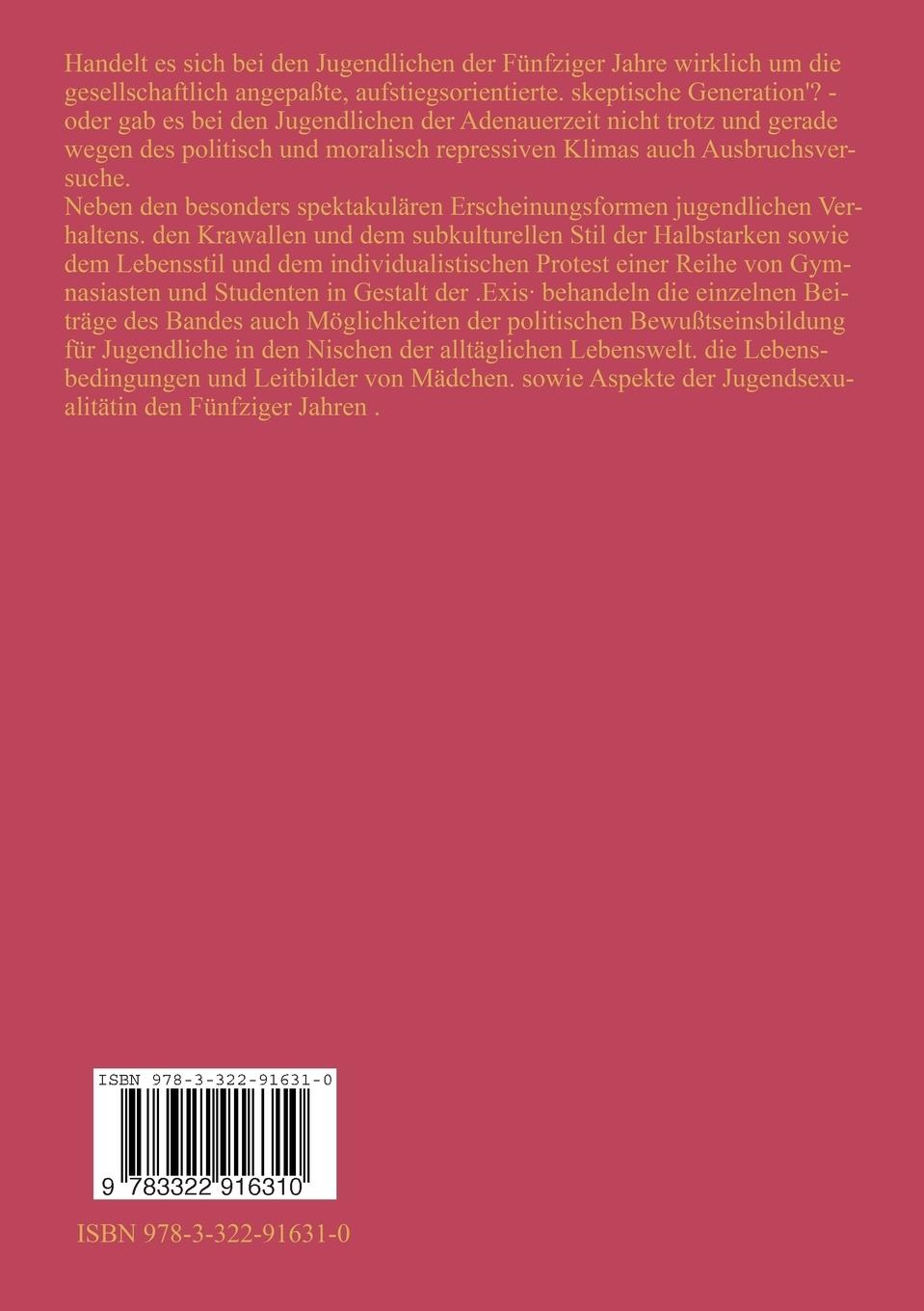 Rückseitencover Die Elvis-Tolle, die hatte ich mir unauffällig wachsen lassen