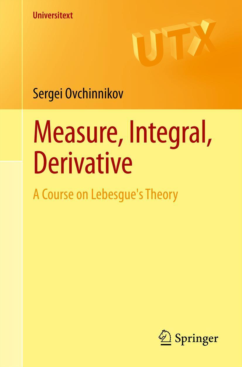 Vorderes Coverbild Measure, Integral, Derivative