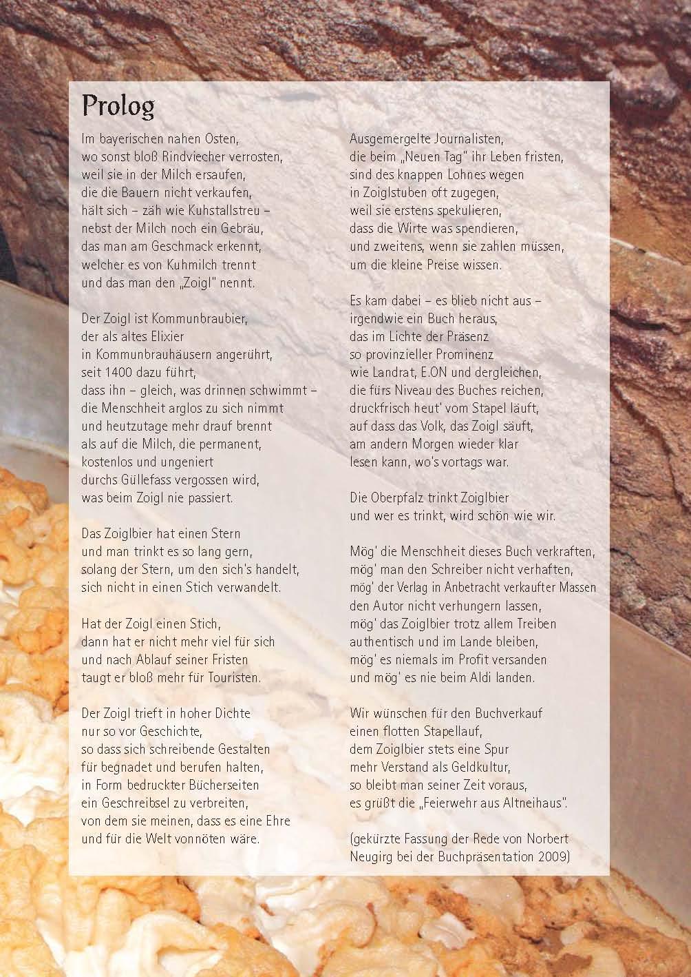 Beispielinhalt (Bild) Der Zoigl - Bierkult aus der Oberpfalz