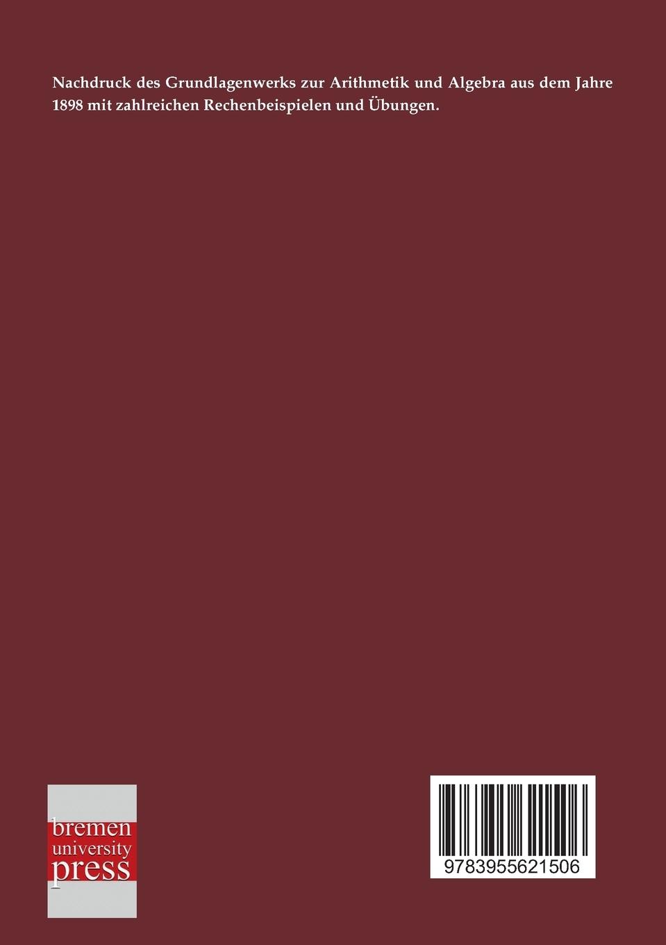 Rückseitencover Elementare Arithmetik und Algebra