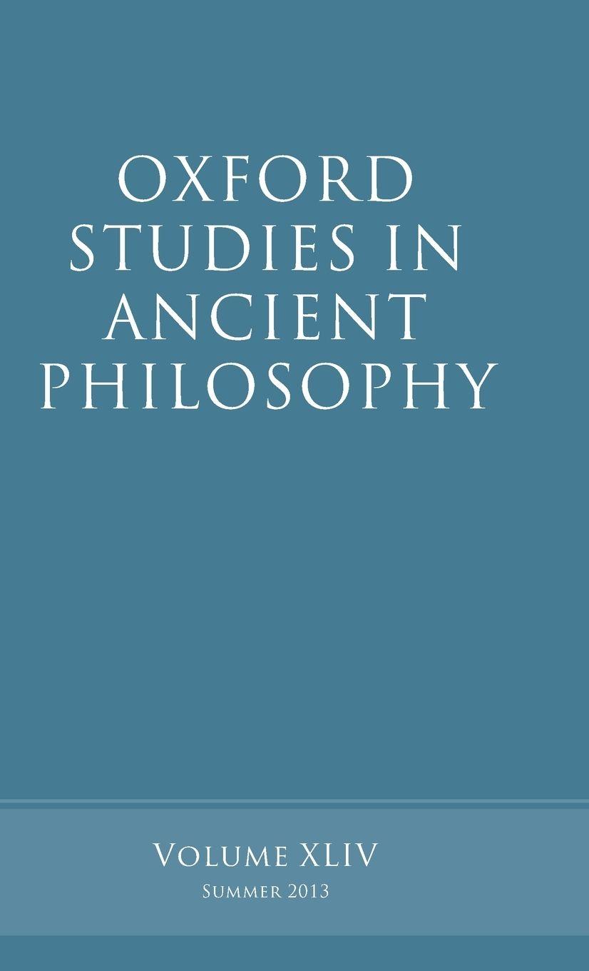 Vorderes Coverbild Oxford Studies in Ancient Philosophy