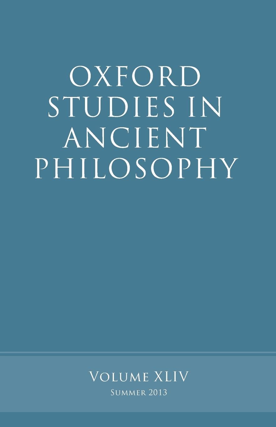 Vorderes Coverbild Oxford Studies in Ancient Philosophy