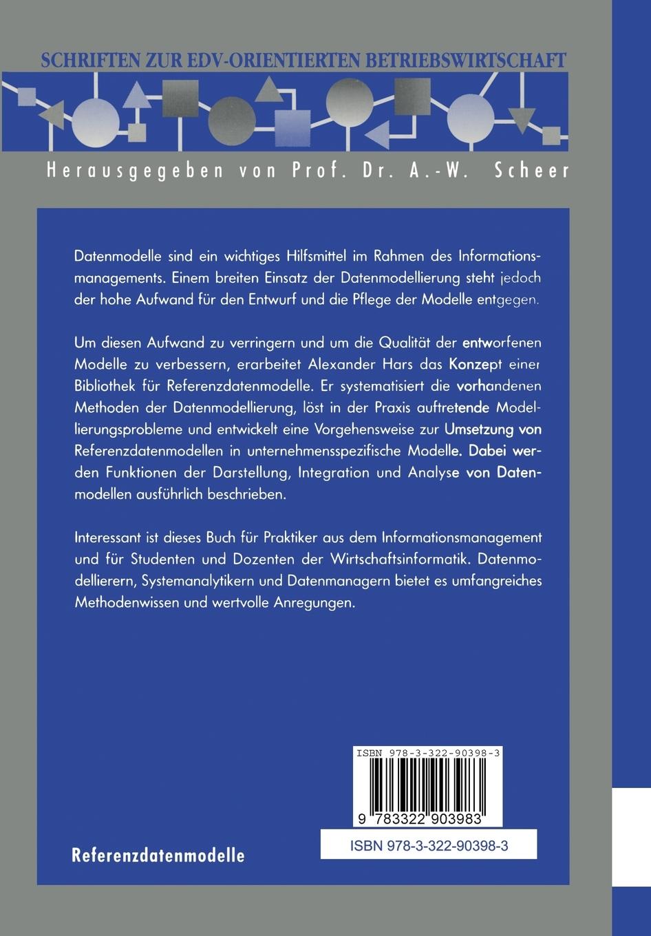 Rückseitencover Referenzdatenmodelle