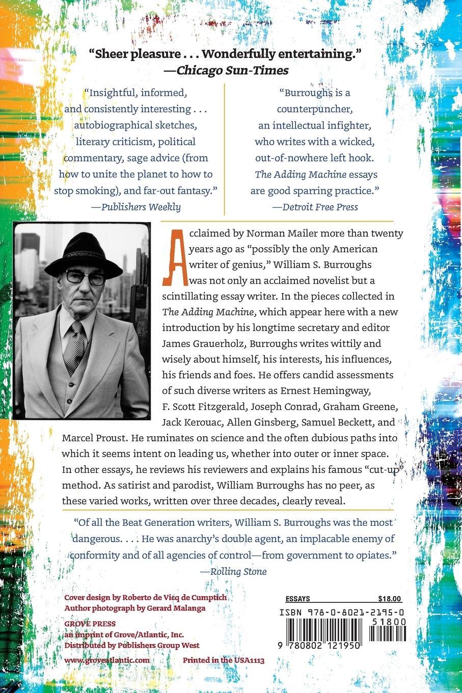 Rückseitencover The Adding Machine