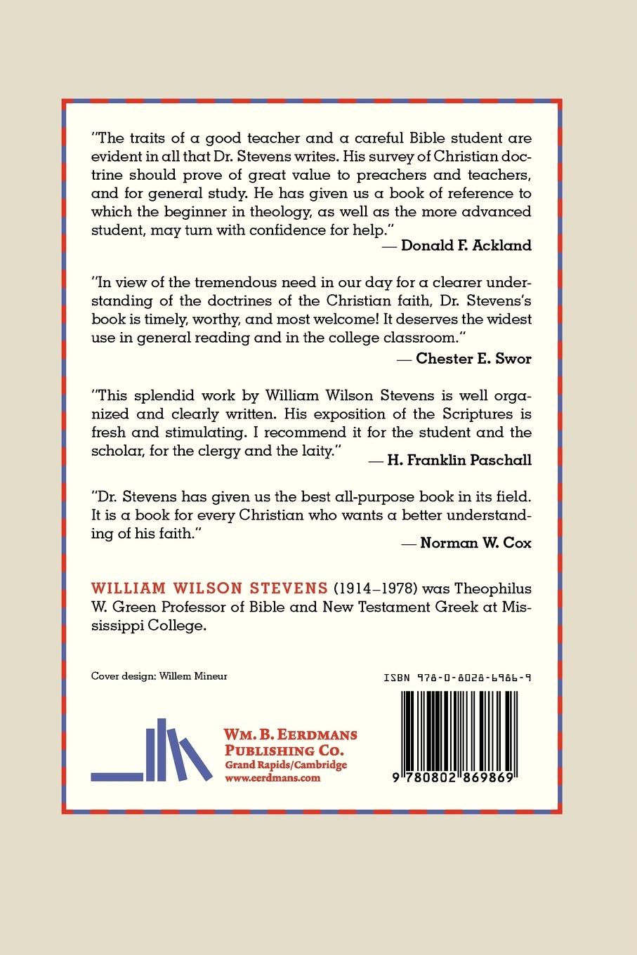 Rückseitencover Doctrines of the Christian Religion