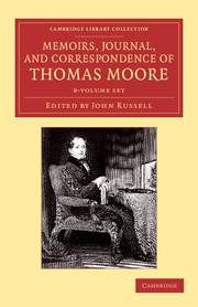 Vorderes Coverbild Memoirs, Journal, and Correspondence of Thomas Moore 8 Volume Set