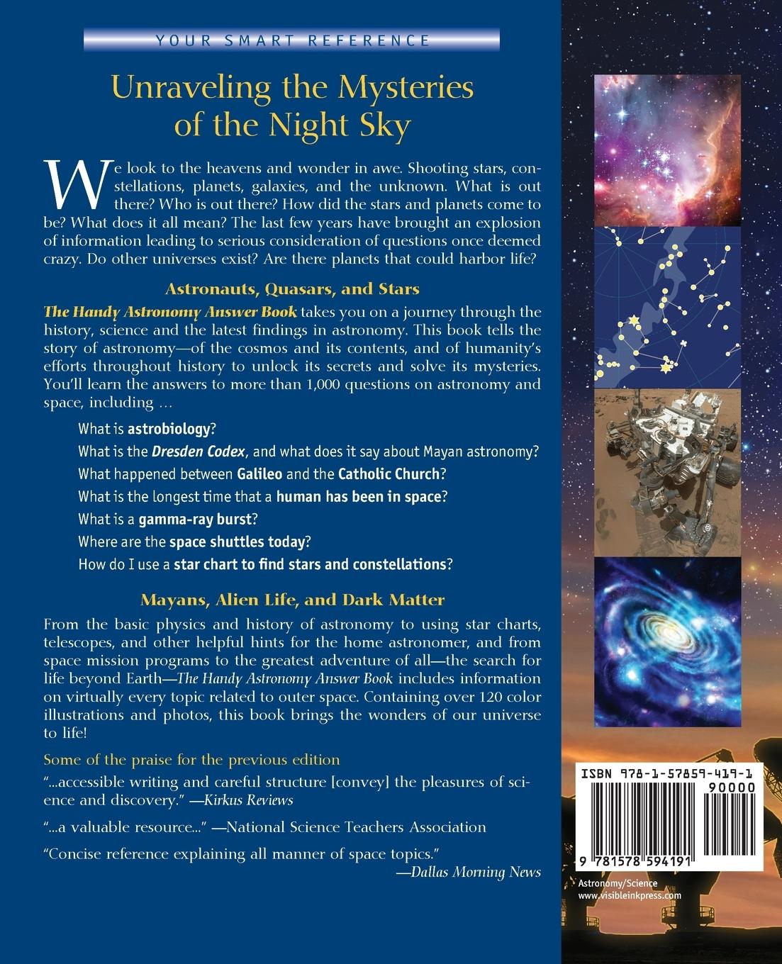 Rückseitencover The Handy Astronomy Answer Book