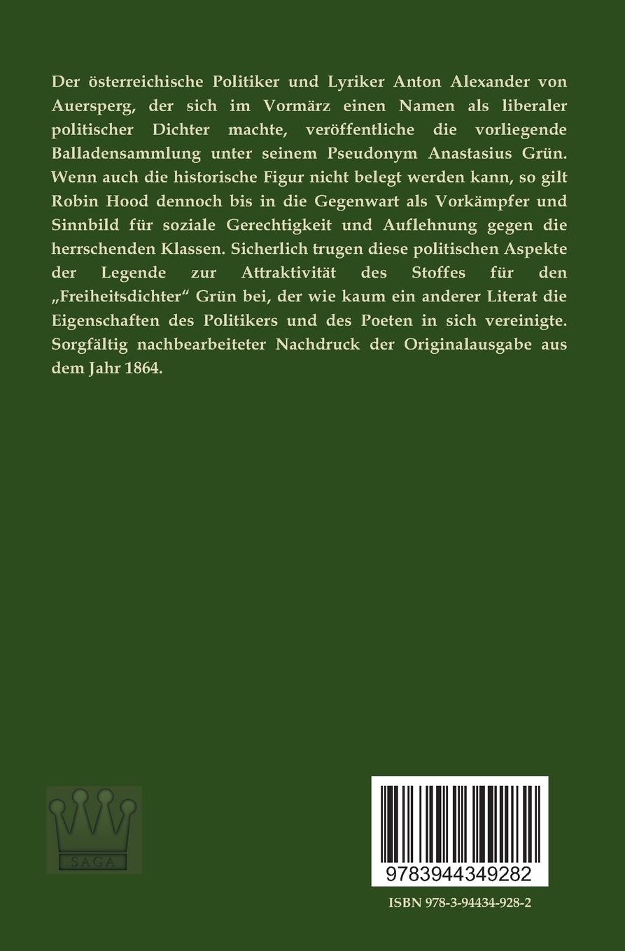 Rückseitencover Robin Hood