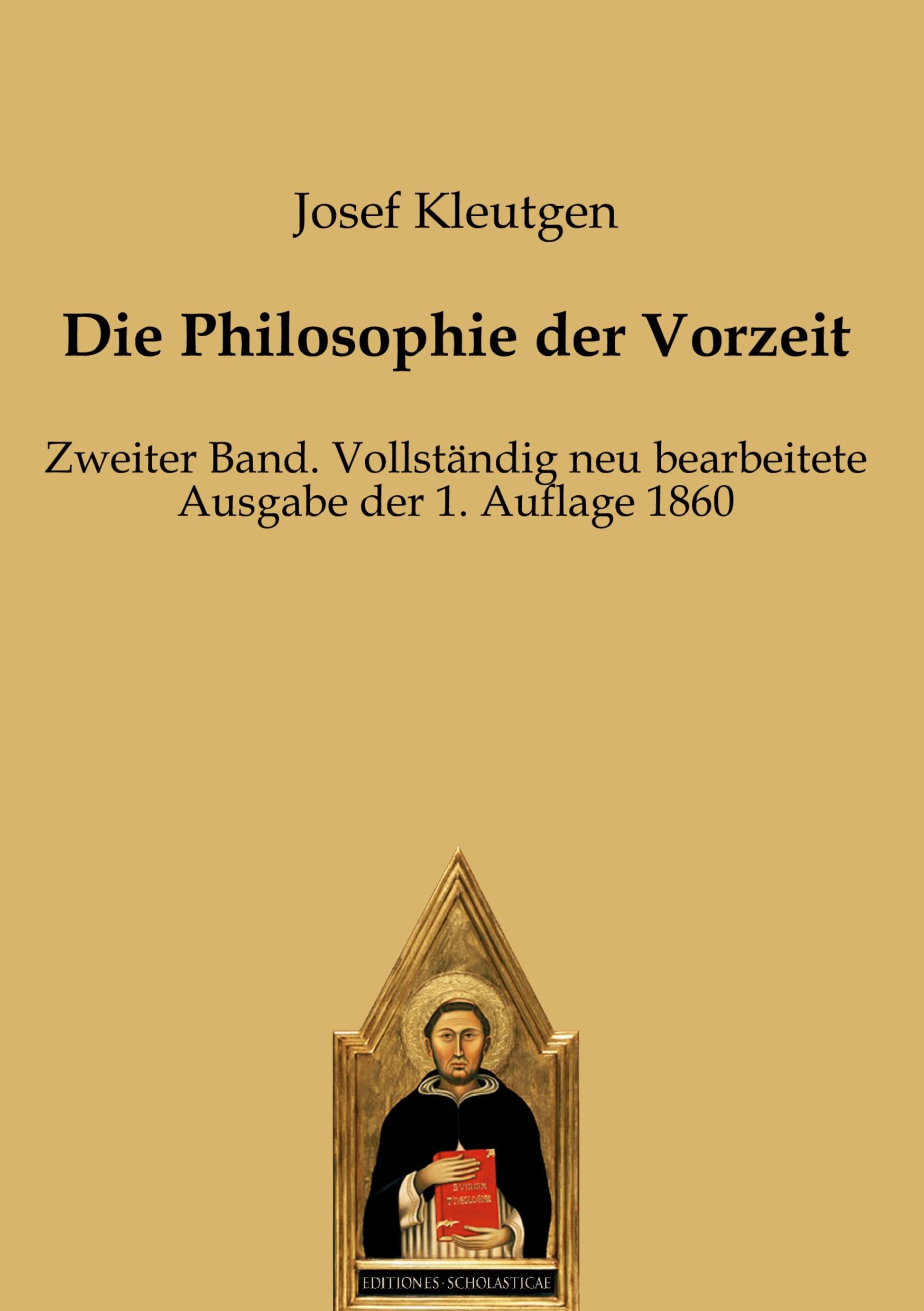 Vorderes Coverbild Die Philosophie der Vorzeit