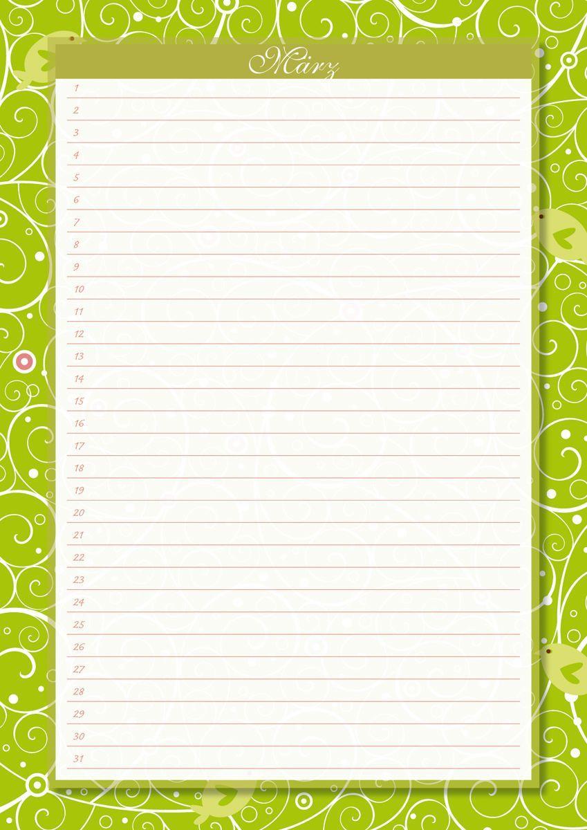 Beispielinhalt (Bild) Geburtstagskalender Augenweide immerwährend