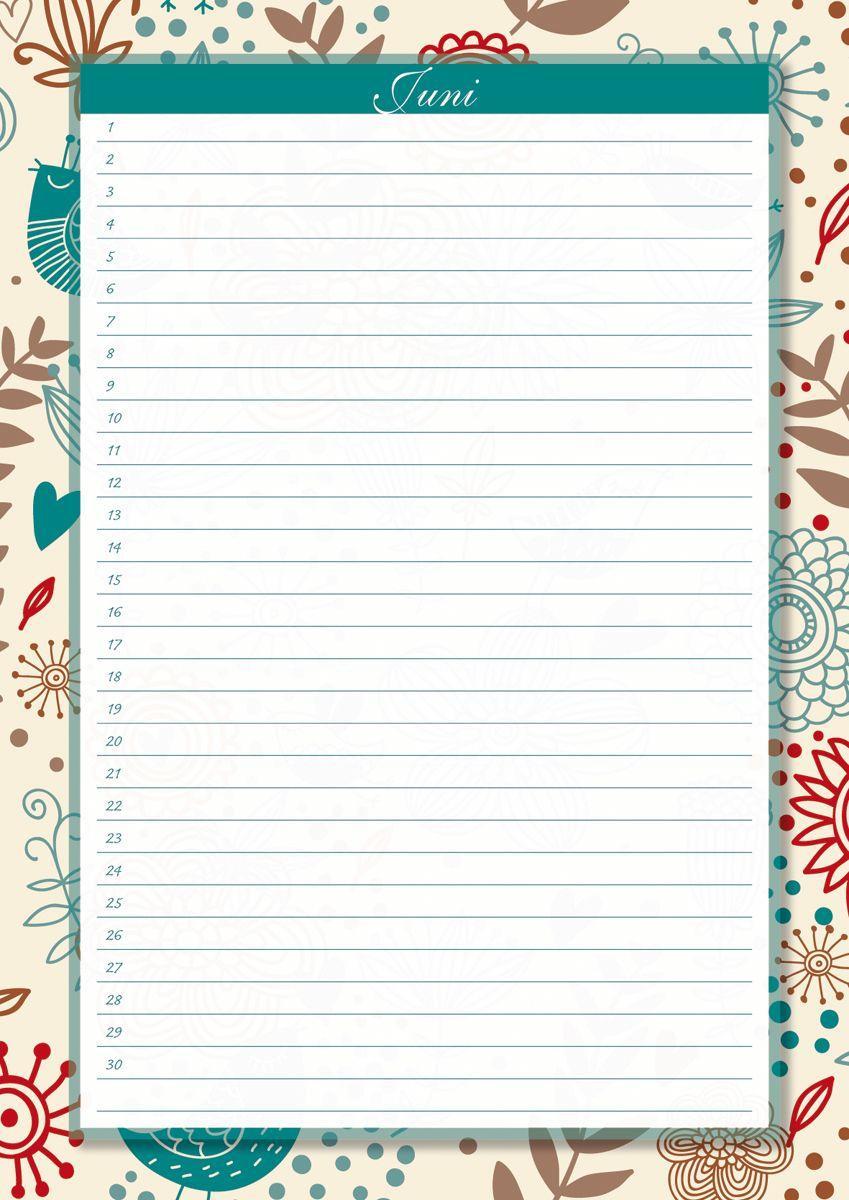 Beispielinhalt (Bild) Geburtstagskalender Augenweide immerwährend