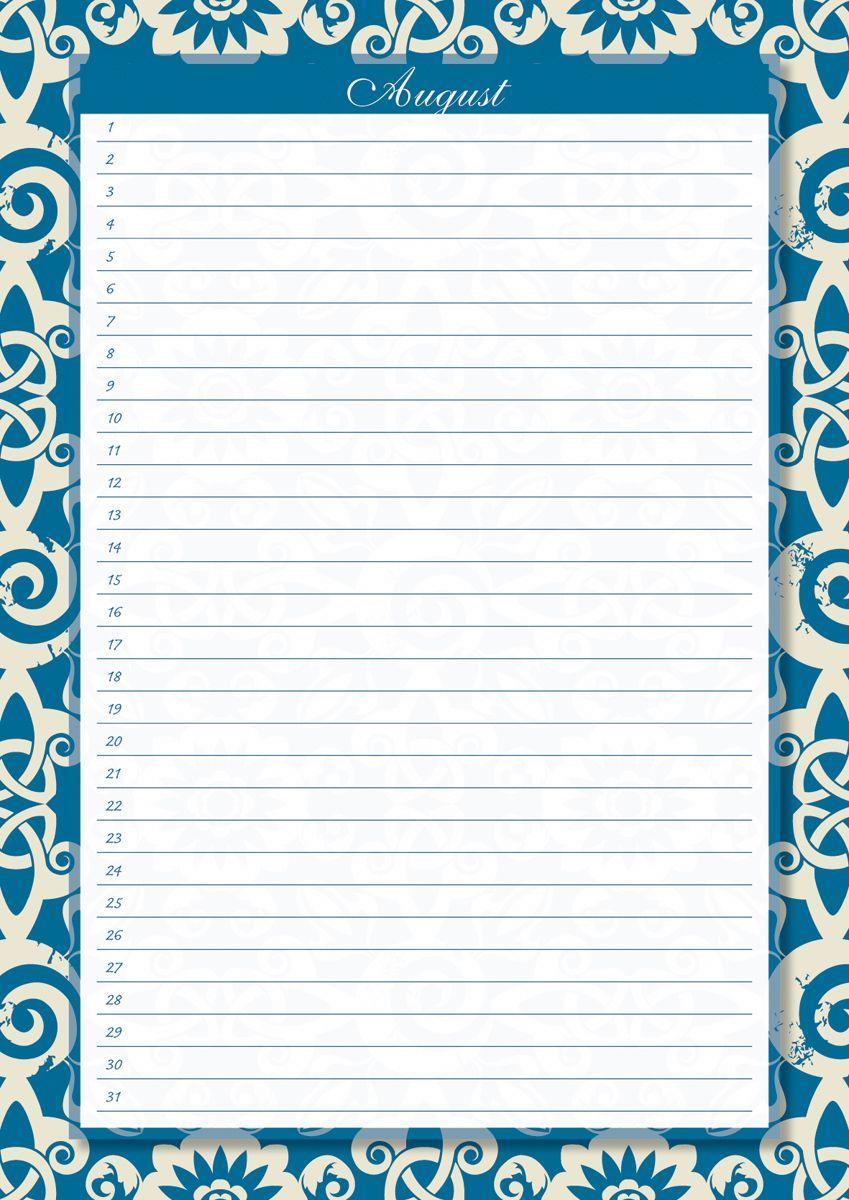 Beispielinhalt (Bild) Geburtstagskalender Augenweide immerwährend