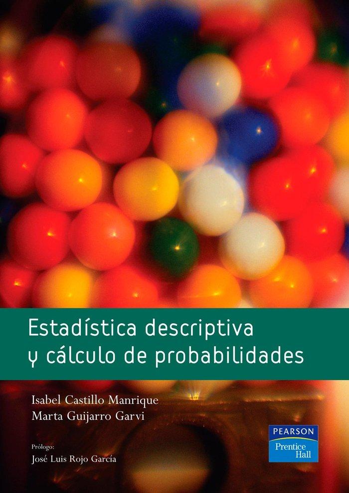 Vorderes Coverbild Estadística descriptiva y cálculo de probabilidades