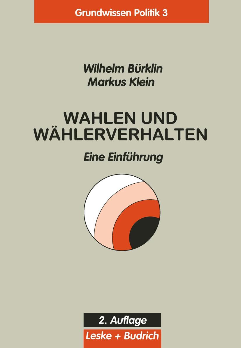 Vorderes Coverbild Wahlen und Wählerverhalten