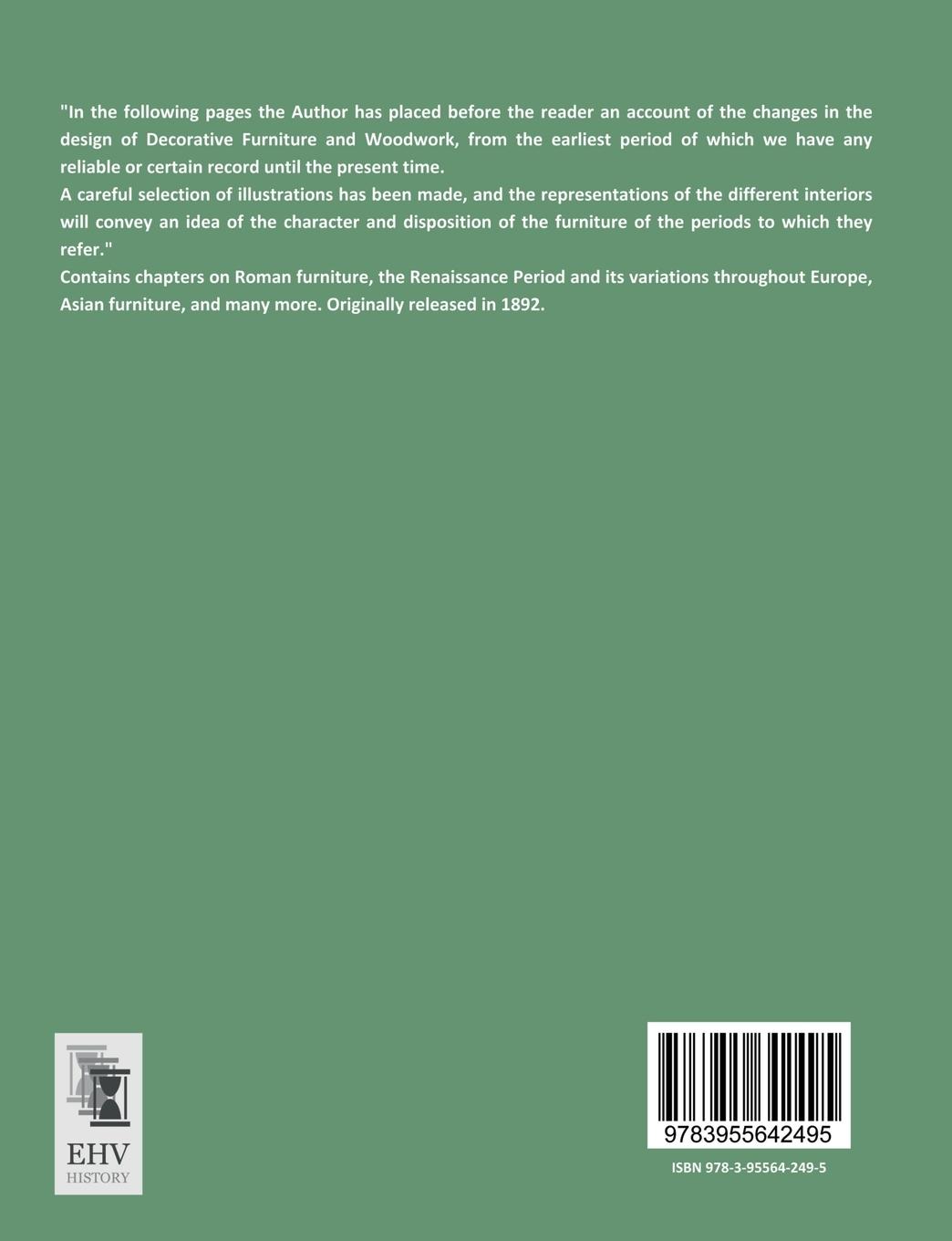 Rückseitencover A History of Furniture