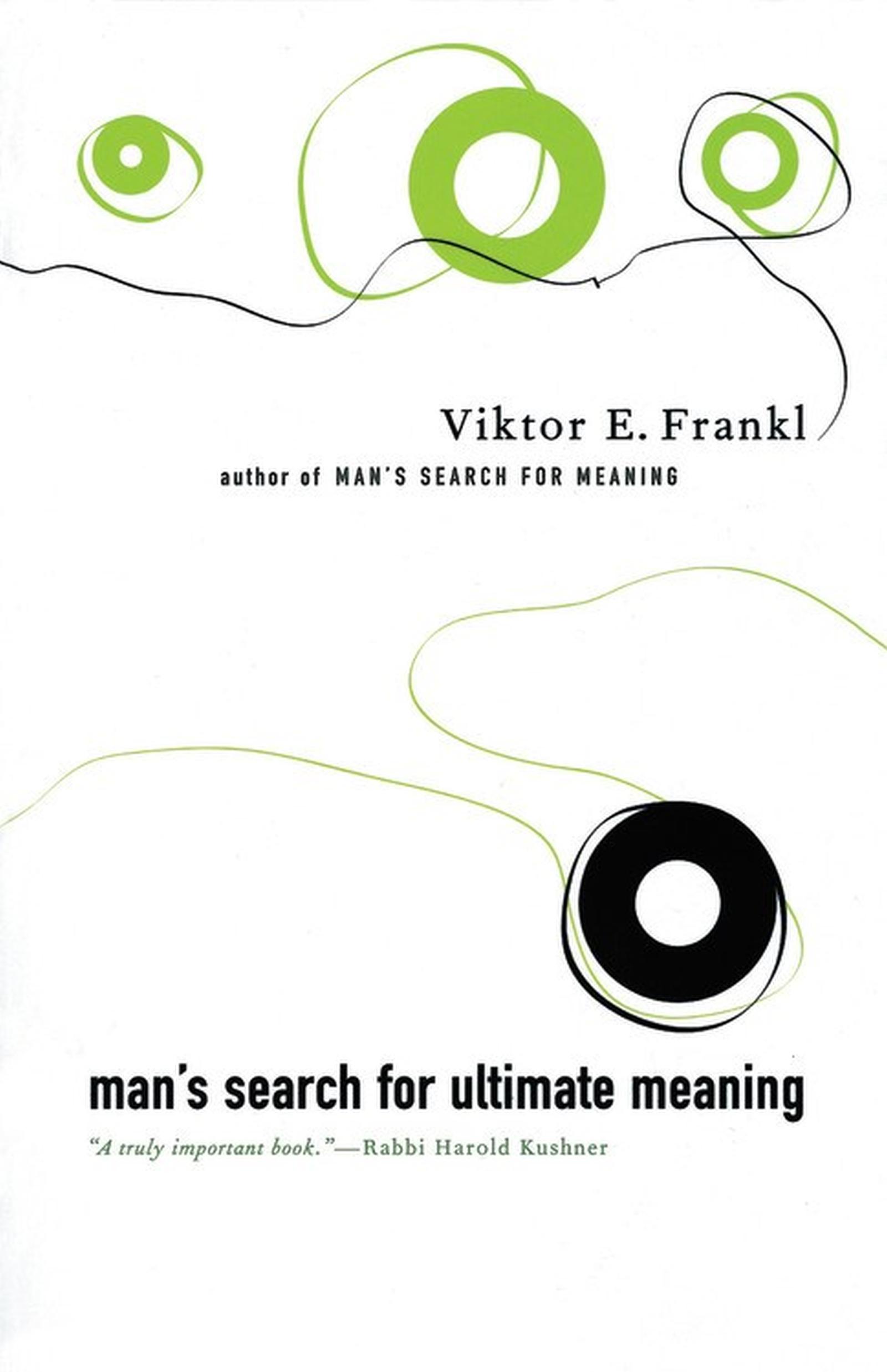 Vorderes Coverbild Man's Search for Ultimate Meaning