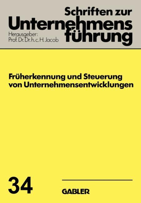 Vorderes Coverbild Früherkennung und Steuerung von Unternehmensentwicklungen