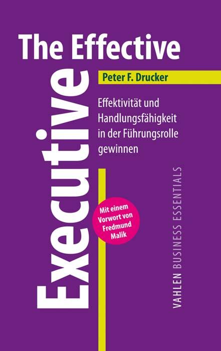 Vorderes Coverbild The Effective Executive