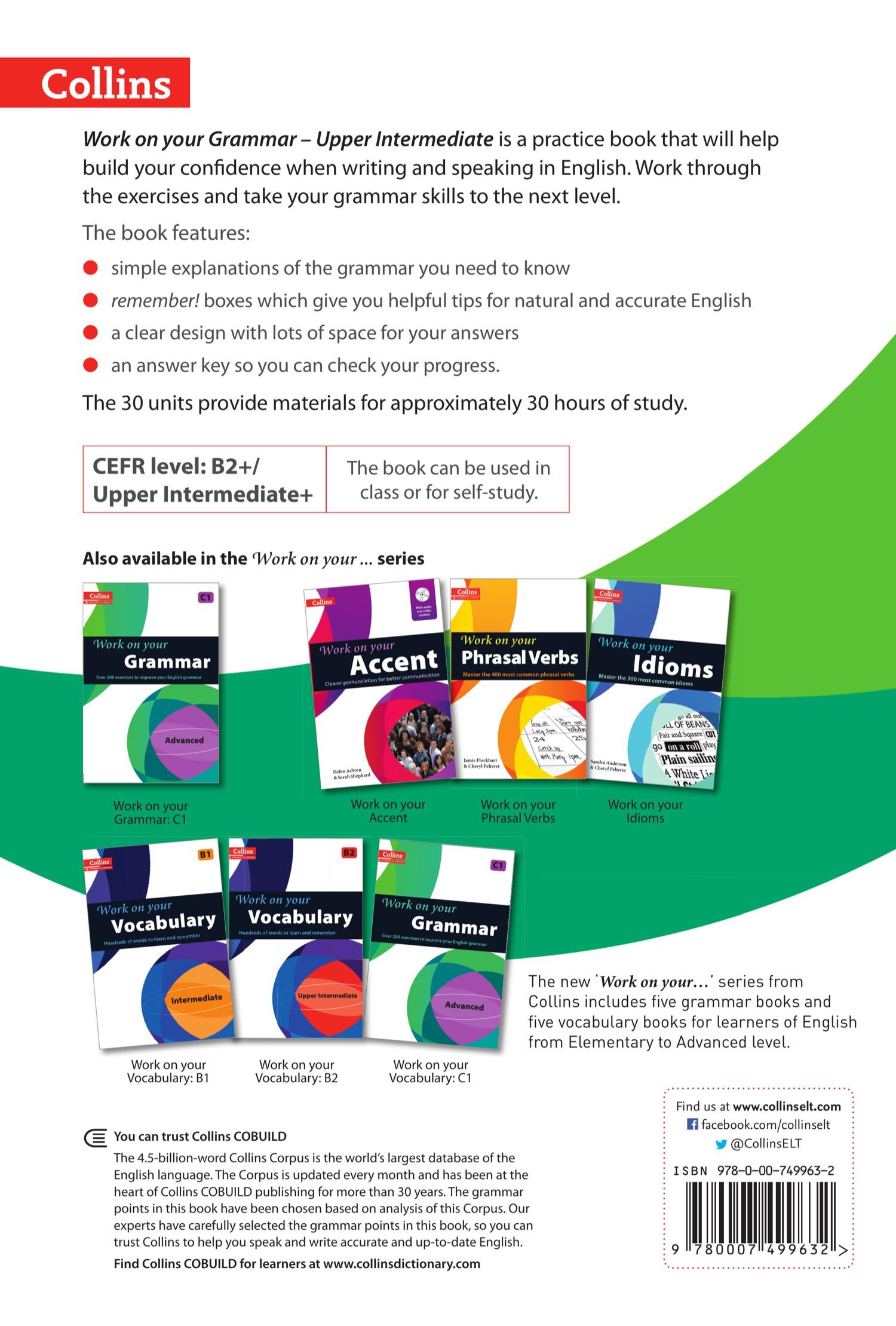 Rückseitencover Work on Your Grammar