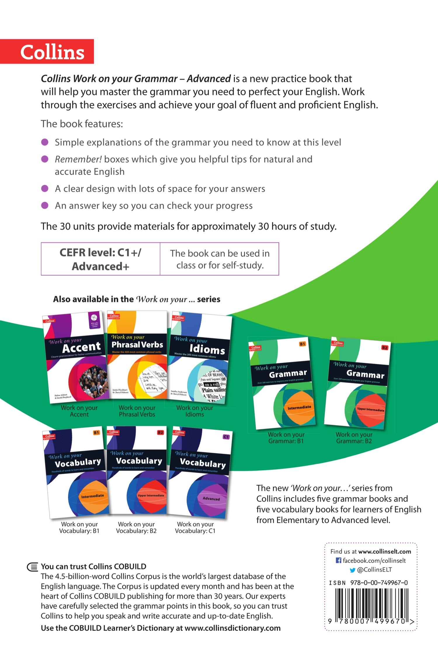 Rückseitencover Work on Your Grammar