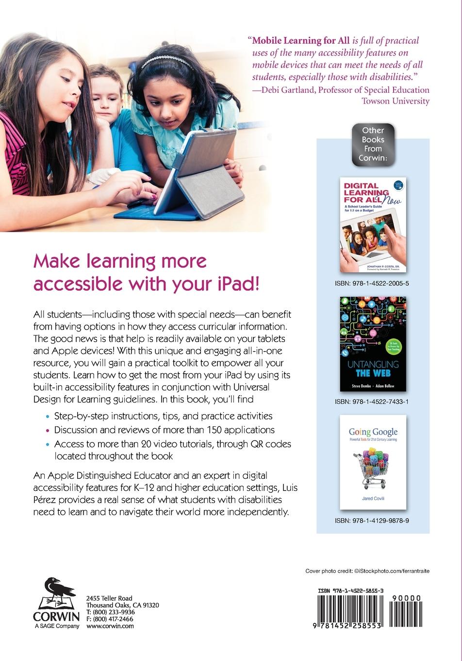 Rückseitencover Mobile Learning for All