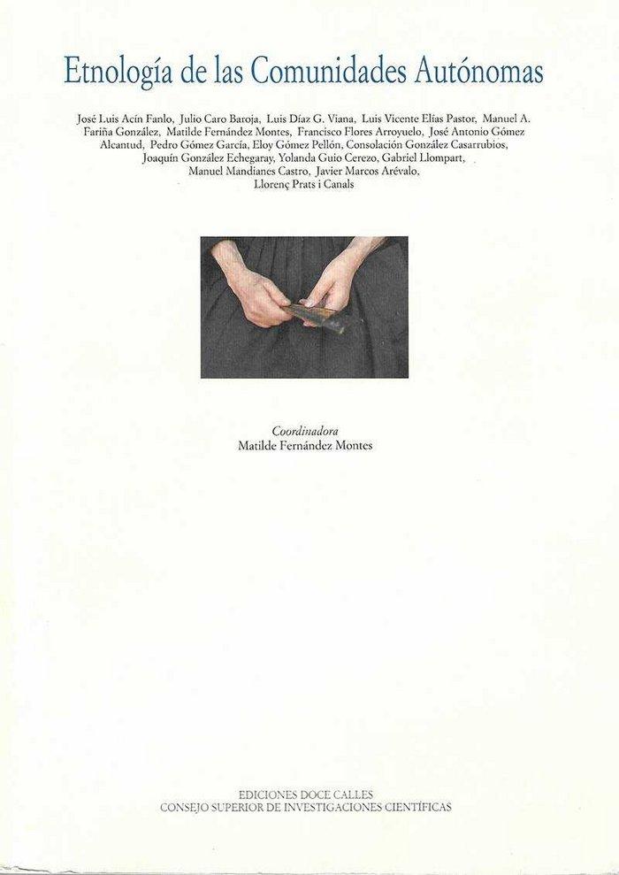 Vorderes Coverbild Etnología de las comunidades autónomas