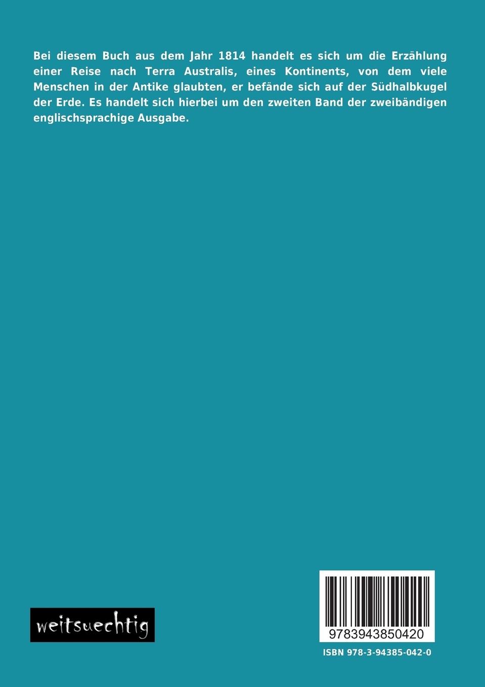 Rückseitencover A Voyage to Terra Australis