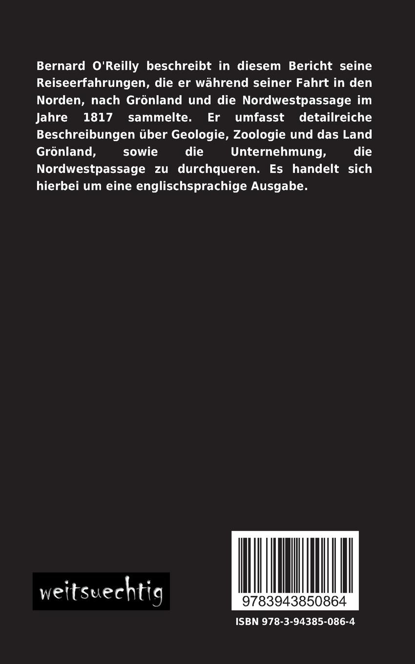Rückseitencover Greenland, the Adjacent Seas, and the North-West Passage to the Pacific Ocean