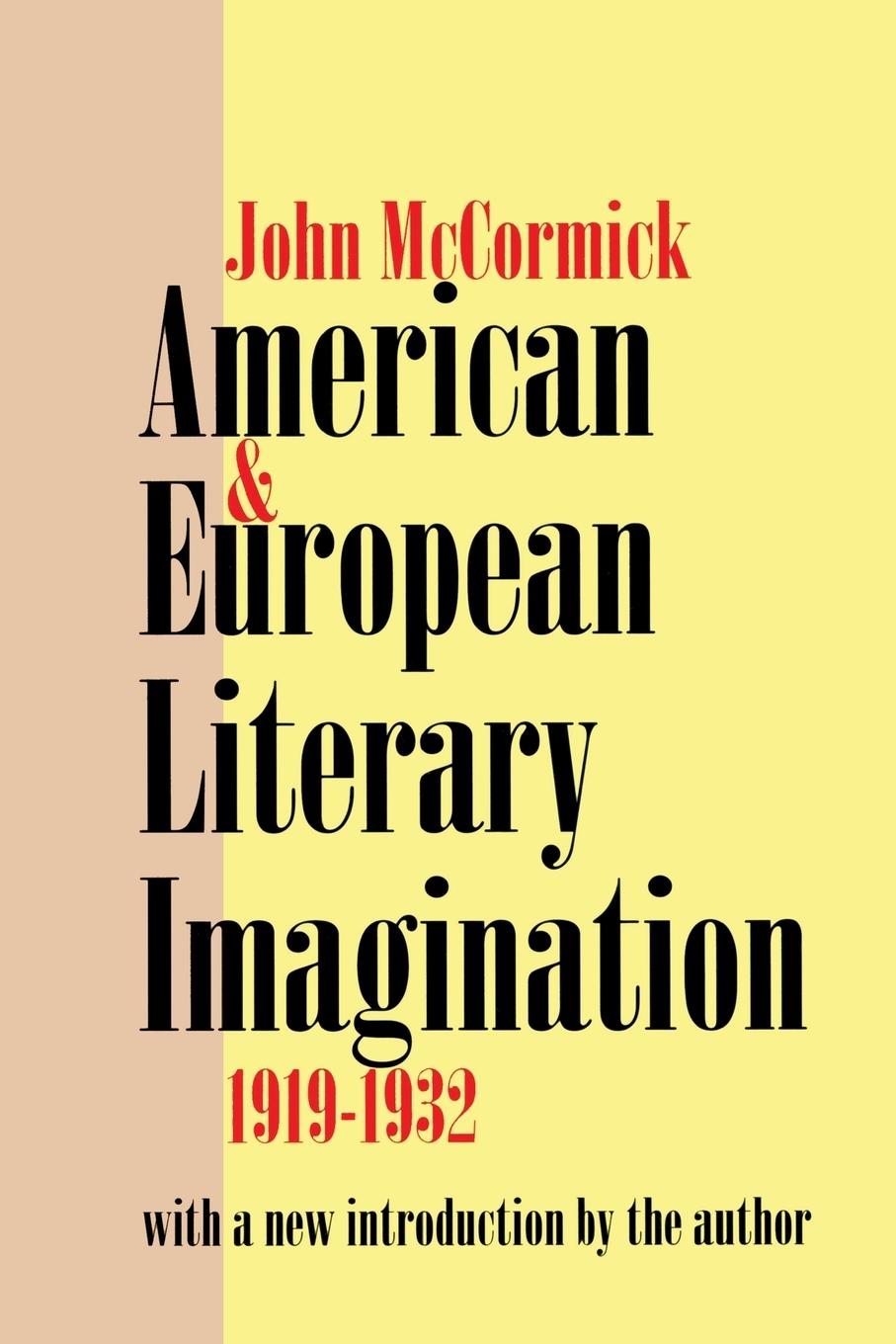 Vorderes Coverbild American and European Literary Imagination