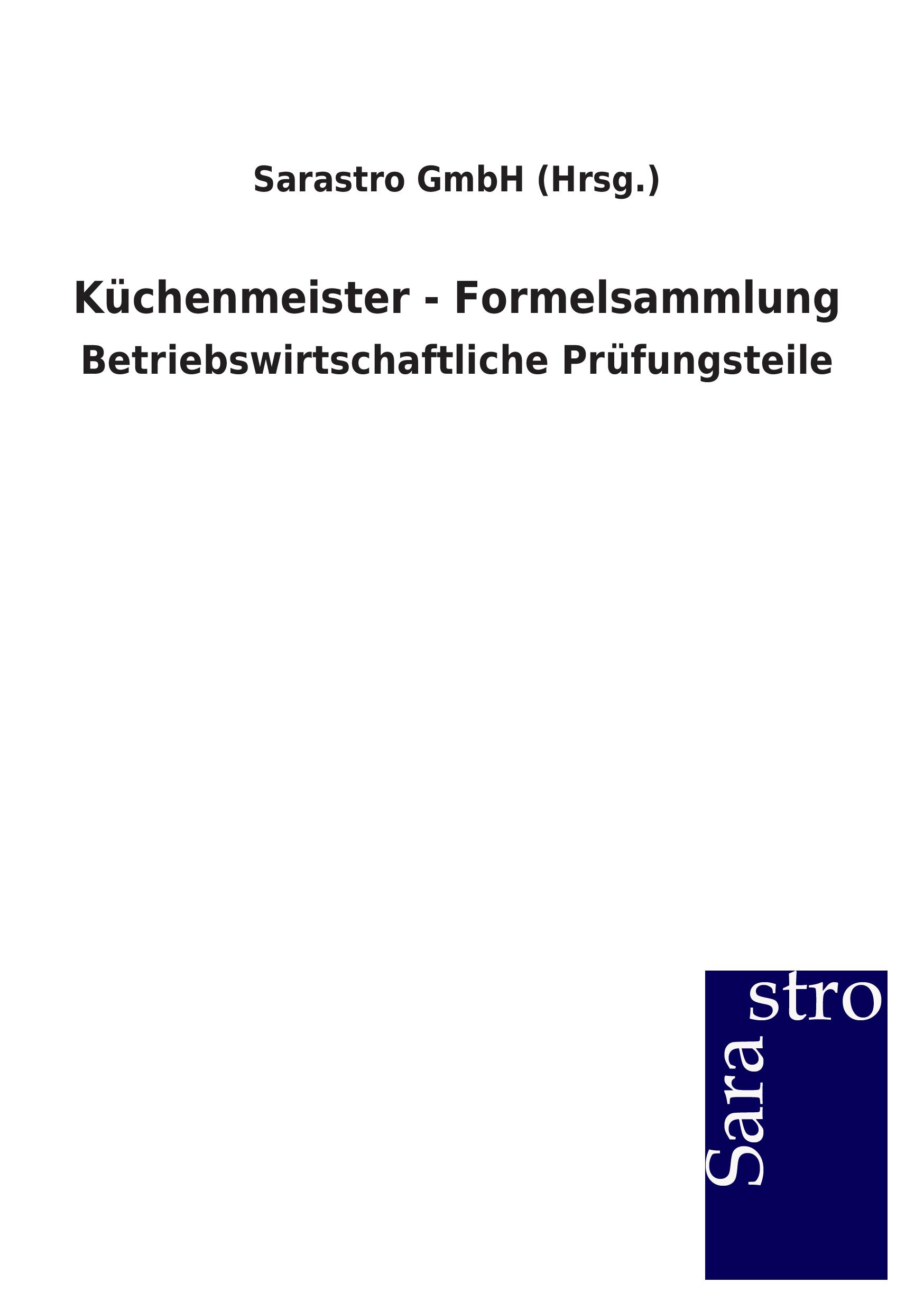 Vorderes Coverbild Küchenmeister - Formelsammlung