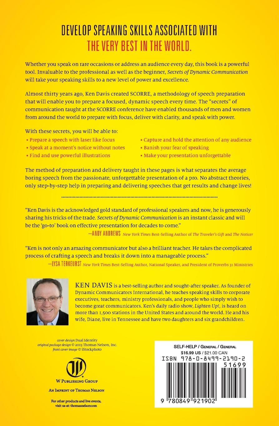 Rückseitencover Secrets of Dynamic Communications