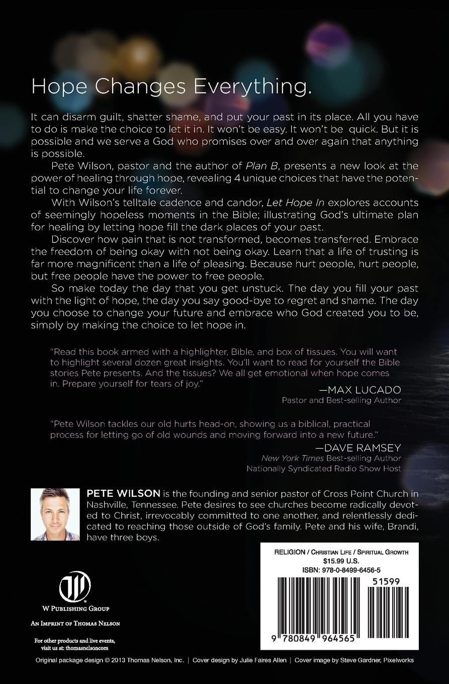 Rückseitencover Let Hope in