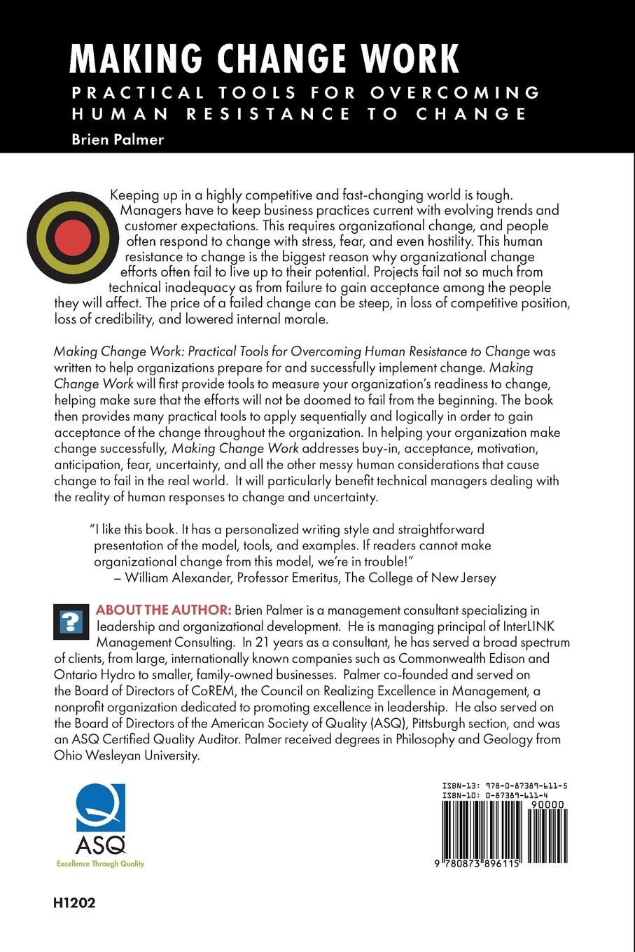 Rückseitencover Making Change Work