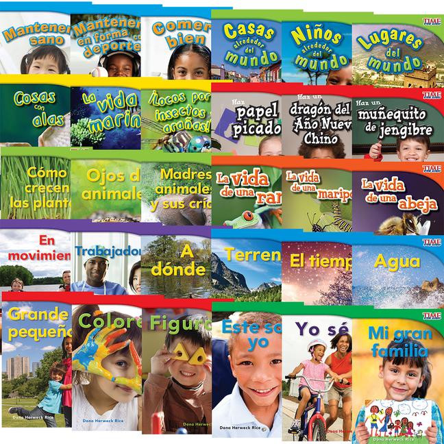 Vorderes Coverbild Time for Kids(r) Informational Text Grade 1 Spanish Readers 30-Book Set