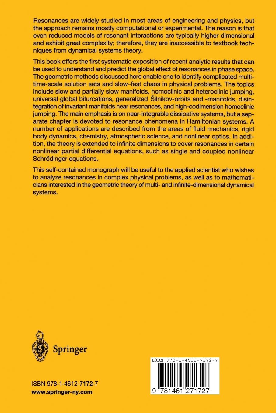 Rückseitencover Chaos Near Resonance