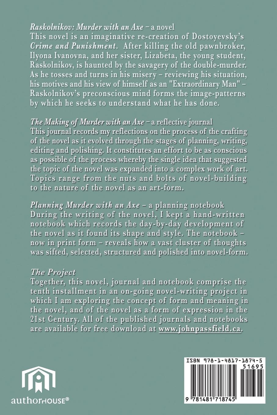 Rückseitencover Raskolnikov