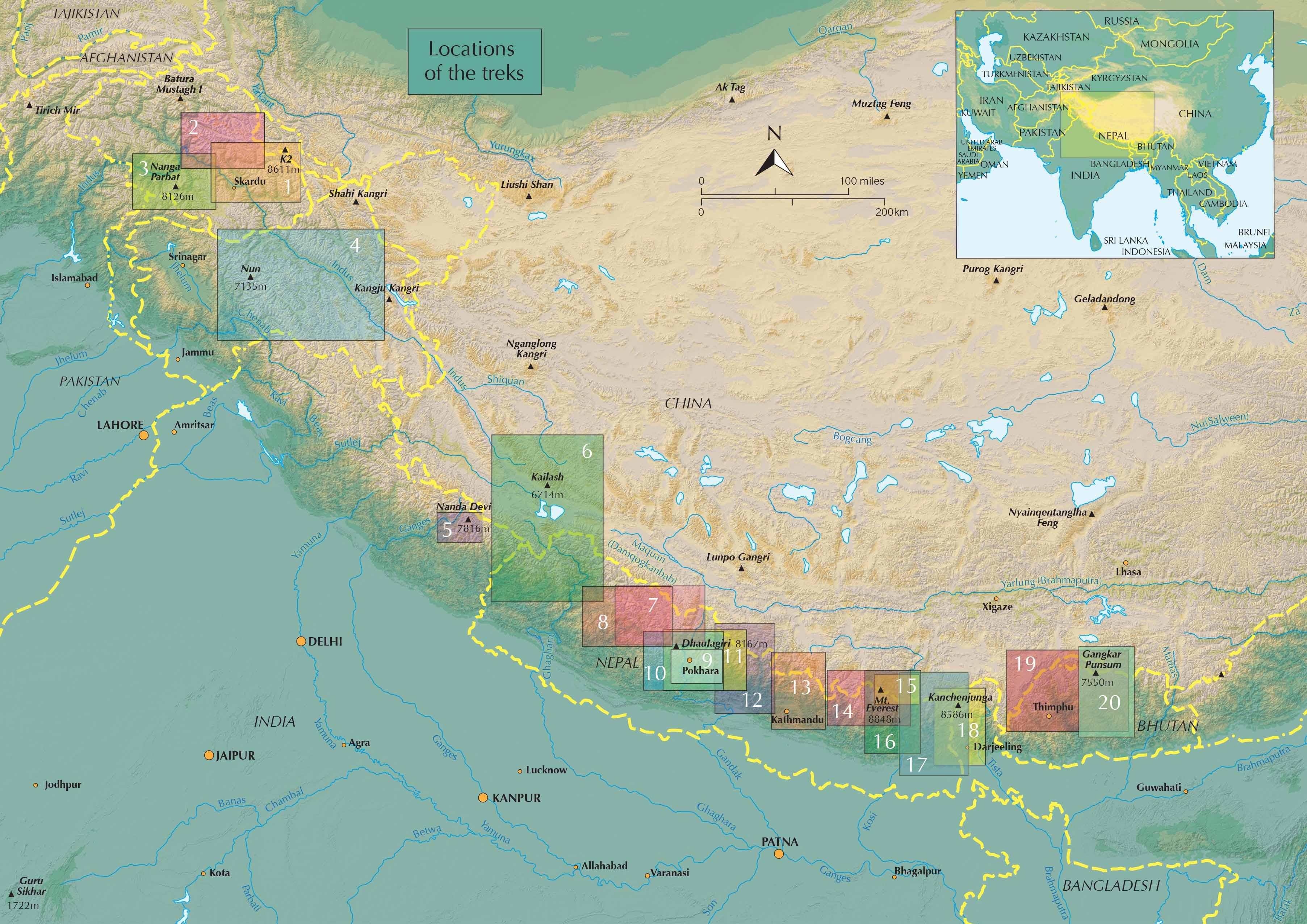 Beispielinhalt (Bild) Trekking in the Himalaya