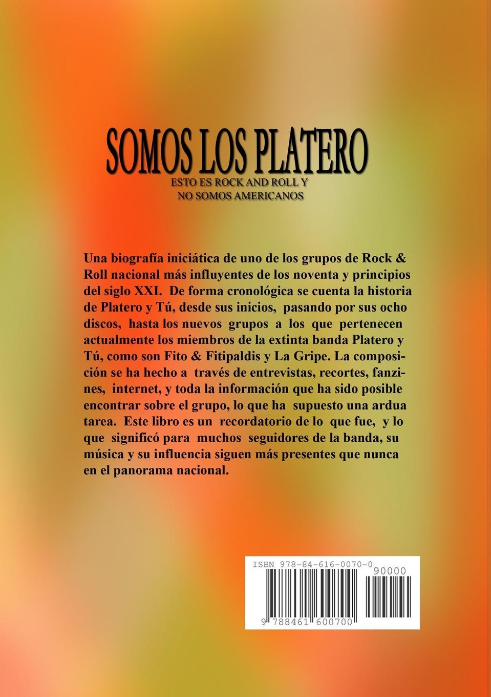 Rückseitencover SOMOS LOS PLATERO