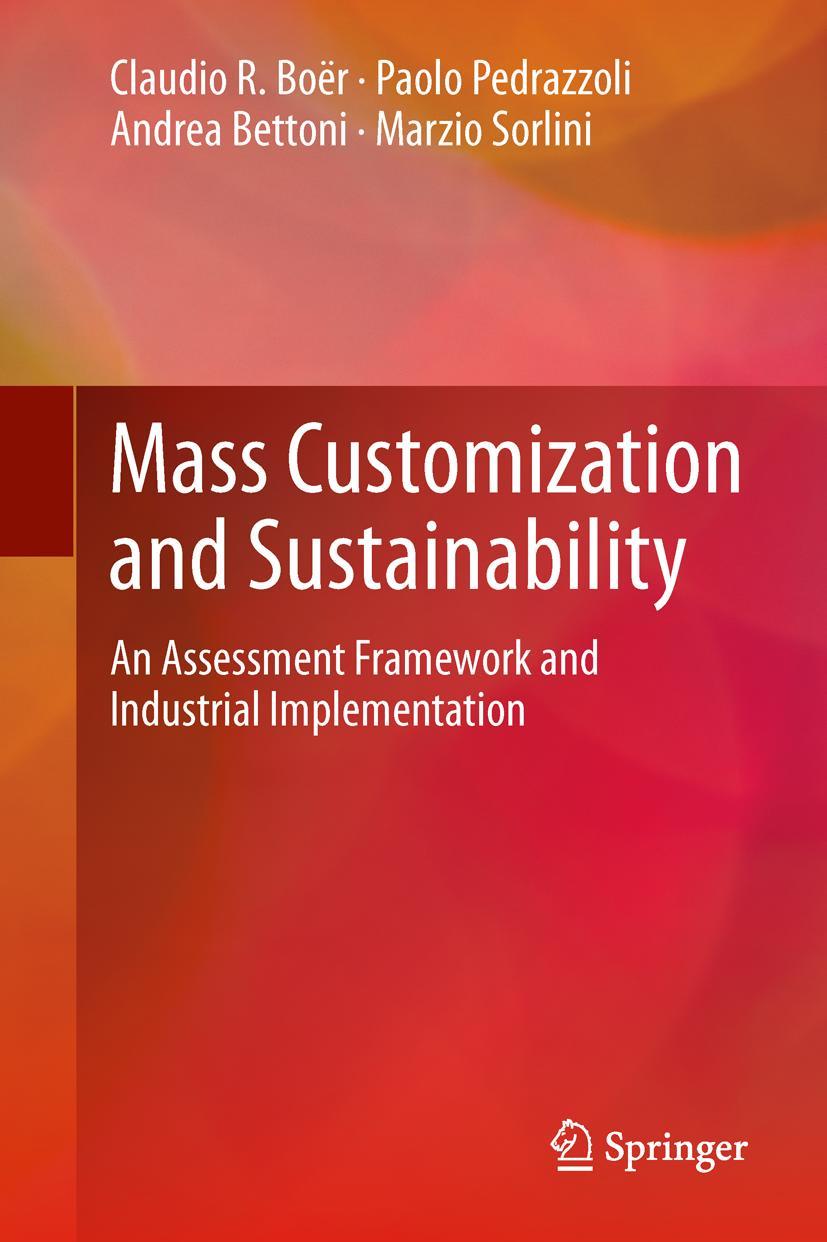 Vorderes Coverbild Mass Customization and Sustainability