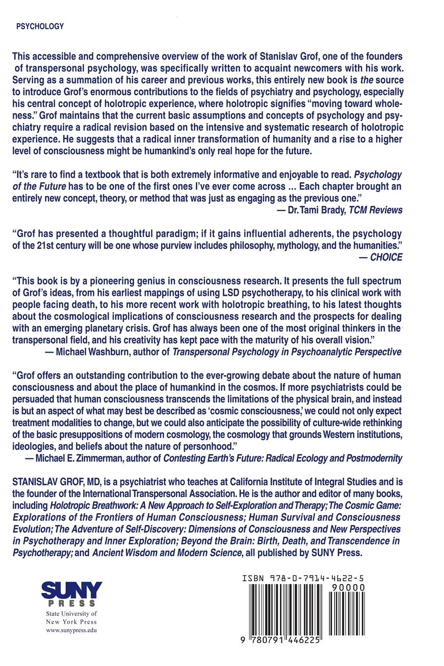 Rückseitencover Psychology of the Future