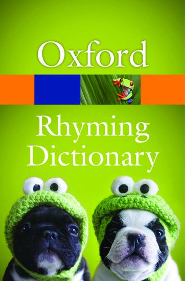 Vorderes Coverbild New Oxford Rhyming Dictionary