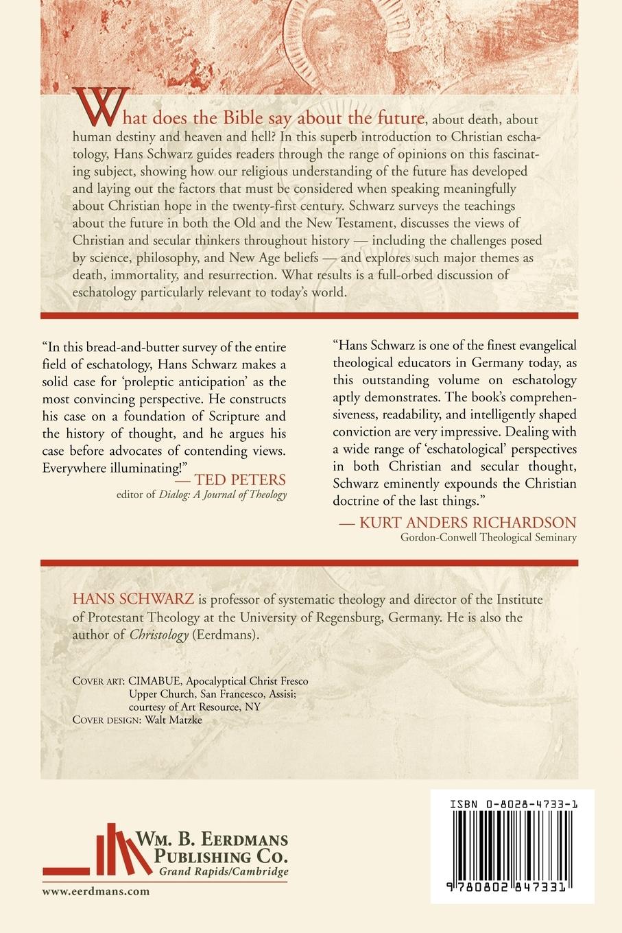 Rückseitencover Eschatology